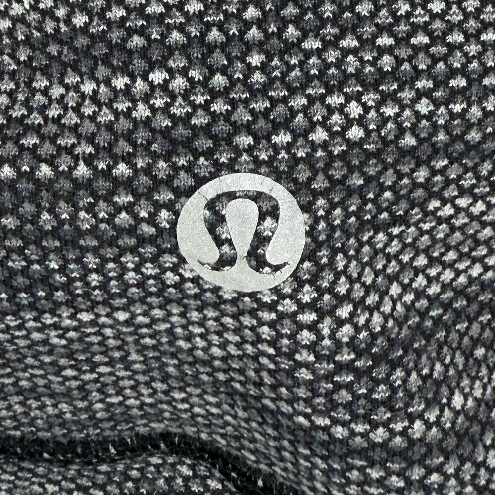 LULULEMON Wunder Under Pant Size 6 Coco Pique Black White / Black - Picture 11 of 11
